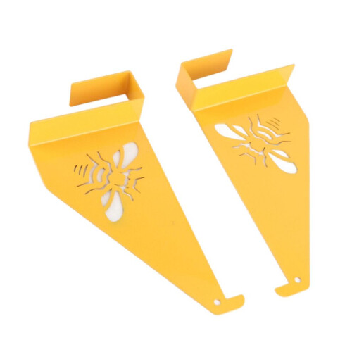 2PCS Beehive Inspection Brackets Bee Box Metal 2