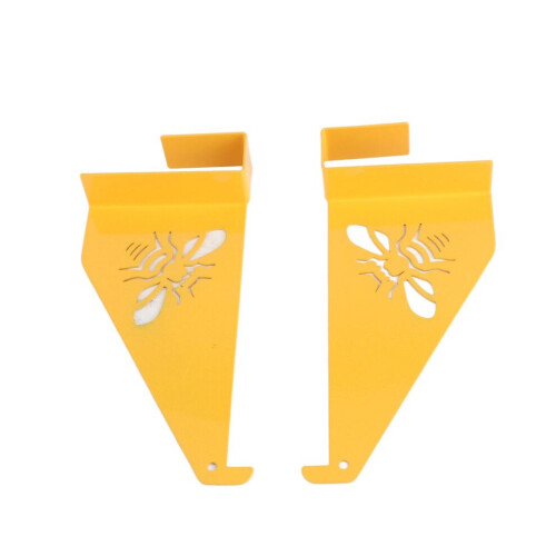 2PCS Beehive Inspection Brackets Bee Box Metal 1