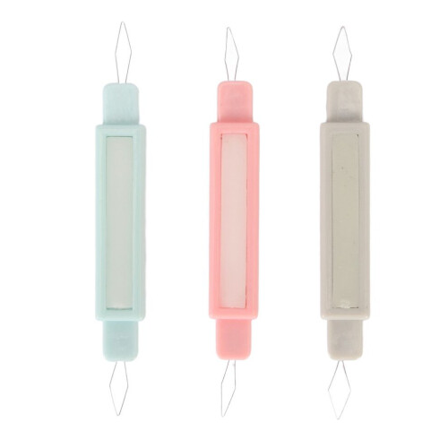 3pcs Double Needle Threader 3.9in Length 2