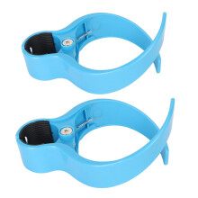 2 stuks busbekerhouders blauw, stevig ABS, eenvoudig te gebruiken