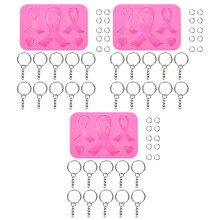 3 Set Keychain Silicone Mold DIY Keyring Pendant