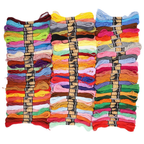 100Pcs Embroidery Thread CrossStitch Floss 2