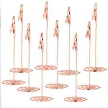 10 Stück Kartenhalter, Notizhalter, Clip, Namensschild für den Schreibtisch