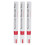 3Pcs Car Touch Up Paint Pen Scratch Remover Red 2