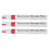 3Pcs Car Touch Up Paint Pen Scratch Remover Red 3