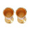 2 Metallbecher mit exquisiter Blumenmalerei 4