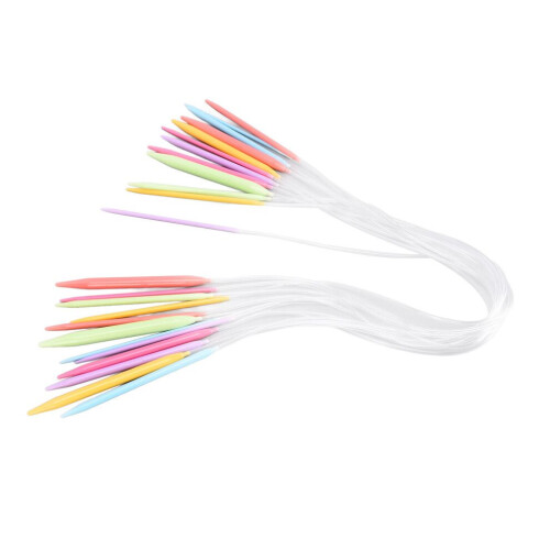 12Pcs Circular Needles 12 Sizes 3.5mm to 12mm Use 2