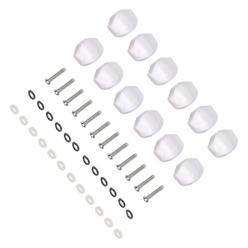 12 st gitarrstämskruvar knappar plastmaskin 2