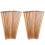 36 st stickor DIY karboniserad bambu 1