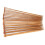 36 st stickor DIY karboniserad bambu 5