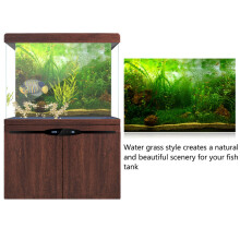 Premium PVC Fish Tank Background Paper with Water Grass 76x46cm