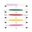 14 Pcs Clay Tools Colored Handle Lightweight 5