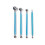 14 Pcs Clay Tools Colored Handle Lightweight 4