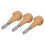 3 Set Pin Vise Graver Type Chuck Single End Lock 4