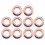 10Pcs 15.7mm Leather Grommets Alloy Double Sided 1