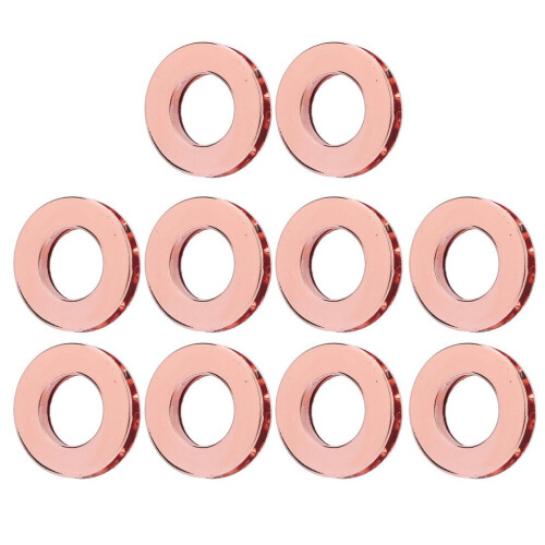 10Pcs 15.7mm Leather Grommets Alloy Double Sided 2