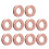 10Pcs 15.7mm Leather Grommets Alloy Double Sided 2