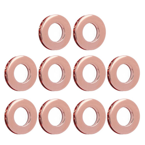 10Pcs 15.7mm Leather Grommets Alloy Double Sided 1