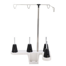 Garnrollenhalter für 4 Spulen aus Kunststoff und Edelstahl