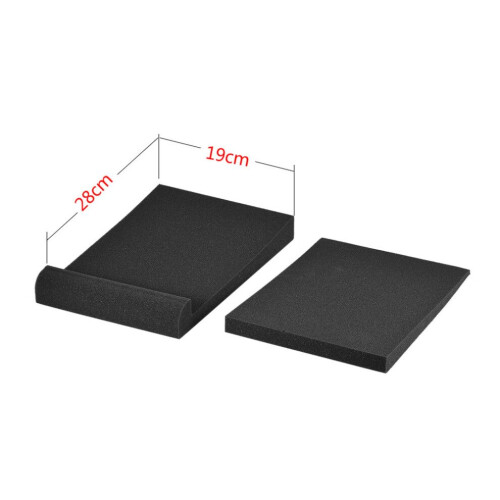 2 sets/verpakking isolatieschuim voor studiomonitorluidsprekers 1