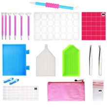105 piezas de herramientas de joyería de diamantes de imitación para bricolaje