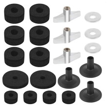21Pcs Drum Felt Pad Kit Cymbal Stand Felts Non