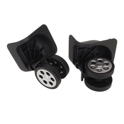 2pcs Luggage Wheels Replacement Locking 360 Degree 2