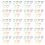 100pcs Footprint Paper Clips Increased Slip 1