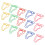 100pcs Footprint Paper Clips Increased Slip 4