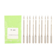 Lot de 10 aiguilles à coudre industrielles en acier pour bricolage