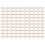 100 st formade gem galvaniserade roséguld 1