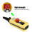 Brand New Hoist Control Switch for Cranes with 2 Buttons & E-Stop 8