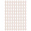 100 st formade gem galvaniserade roséguld 2