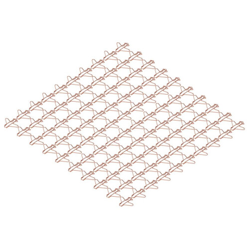 100 st formade gem galvaniserade roséguld 2