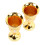 Lot de 2 calices chinois style rétro doré simple 2