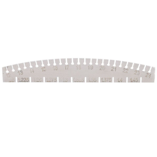 Piano String Gauge with Clear Scales Metal 1