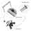Durable Metal Harmonica Neck Support Rack Adjustable for 10 Holes Accessory 4