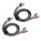 2 cables RCA de 2 a 2 AV de 4 conectores 5