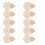 10pcs Threading Aid Multipurpose Rose Gold Vintage 5