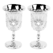 2er-Set Vintage-Cocktailgläser, exquisites, leichtes Luxus-Design