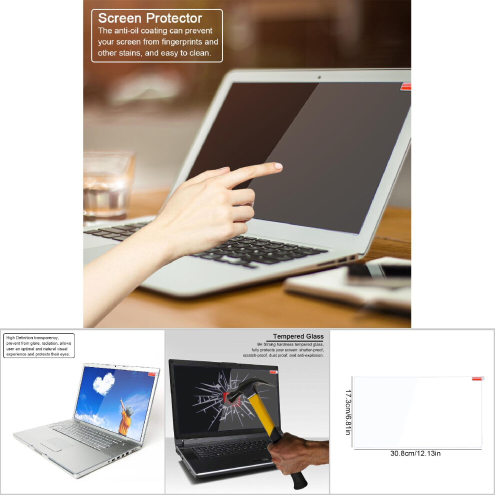 9H Ultra Slim Hd Transparent Tempered Glass For 14In Tablets 7641362785865