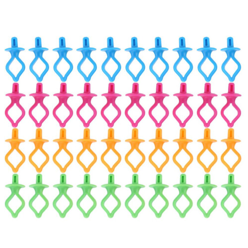 40Pcs Bobbin Fixing Clip Spool Silicone AntiDrop 2