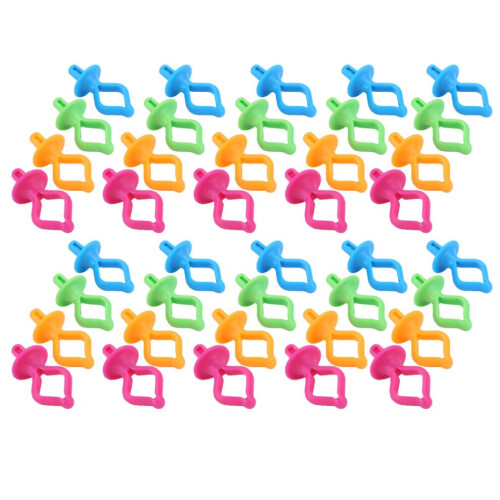 40Pcs Bobbin Fixing Clip Spool Silicone AntiDrop 1