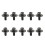 10Pcs Drum Set Lug Screw Replacement Metal Musical 1