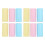 12 Rolls Colorful Mini Printing Paper Versatile 1