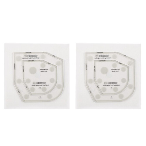 2pcs 6in Bowl Cozy Template Small Acrylic Bowl