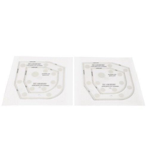 2pcs 6in Bowl Cozy Template Small Acrylic Bowl 1