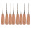 8pcs Wooden Handle Leather Drillable Stitching 1