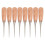8pcs Wooden Handle Leather Drillable Stitching 2