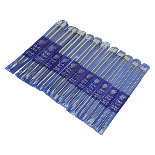 22 st stickor 25 cm rostfritt stål glansigt 1